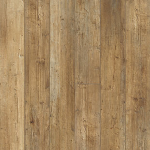 TrafficMaster French Oak 4.4 mm T x 6 in W x 36 in L Rigid Core Luxury Vinyl Plank Flooring 23.95 sf/case Light