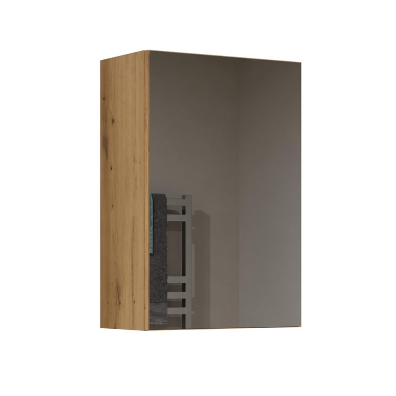 Shamaine Laminate Bathroom Cabinet, Brown