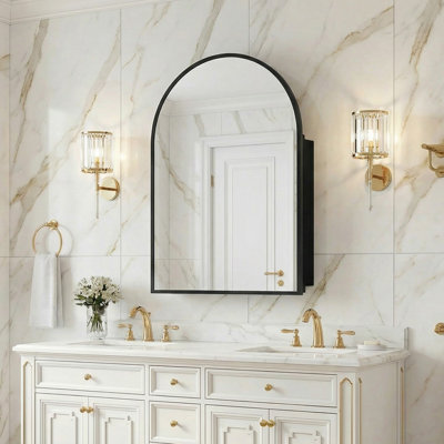 Armoire de salle de bain encastrée / murale 24 po x H 36 po