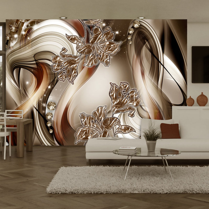 Symphony Brown Wall Mural, 300 cm x 210 cm
