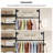 Closet Organizers and Storage, 3-Row Heavy Duty Garment Rack Clothes Rack for Hanging Clothes, Wall Mounted Closet System with 4 Telescopic Rods, 4 Hooks, 6 Shelves for Wardrobe, Bedroom, Small Space-747791713