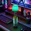 Lampe rechargeable pour bouteille sans fil avec télécommande - lumière DEL à changement de couleur RVB avec minuterie et gradateur pour bouteilles de vin, ensemble de 2 avec abat-jour en lin pour la décoration du bar de la maison