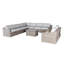 8-Person Outdoor Seating Group With Cushions Pre-Assembled Sofa