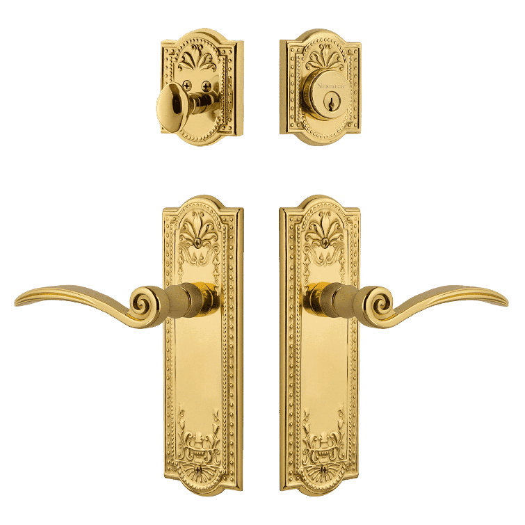 Nostalgic Warehouse Meadows Entry Set with Swan Lever