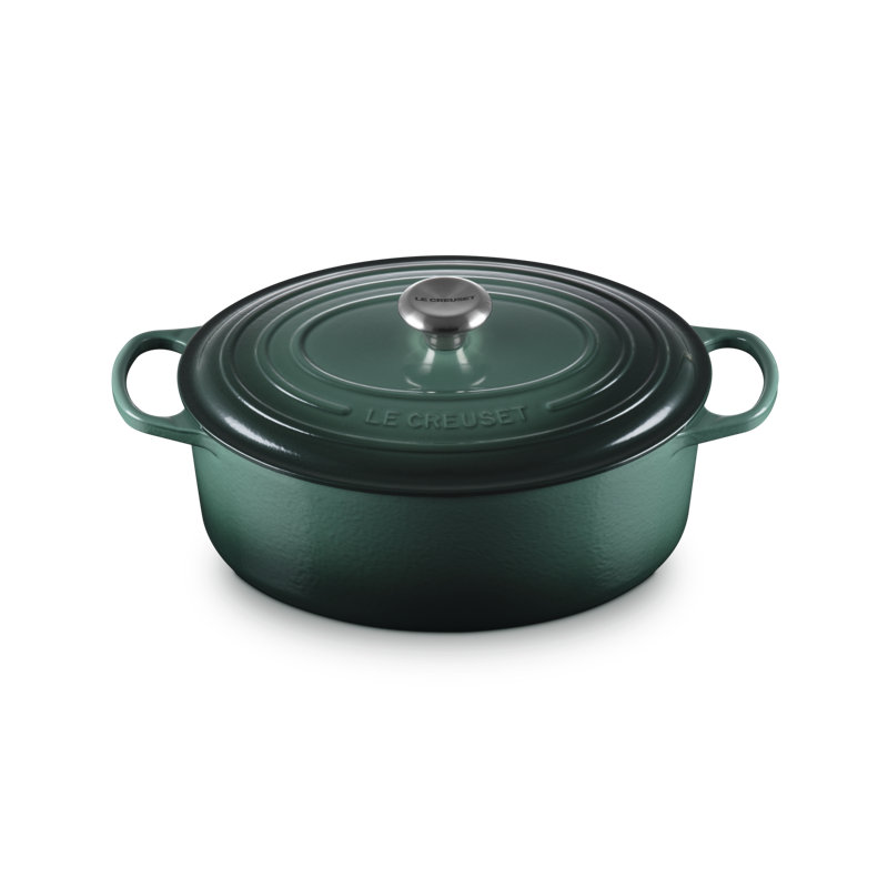 Le Creuset Signature Cast Iron 9-Piece Cookware Set, Artichaut, Artichaut