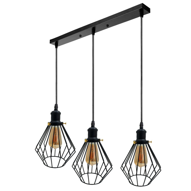 Bednarz 3 - Light Black Kitchen Island Pendant