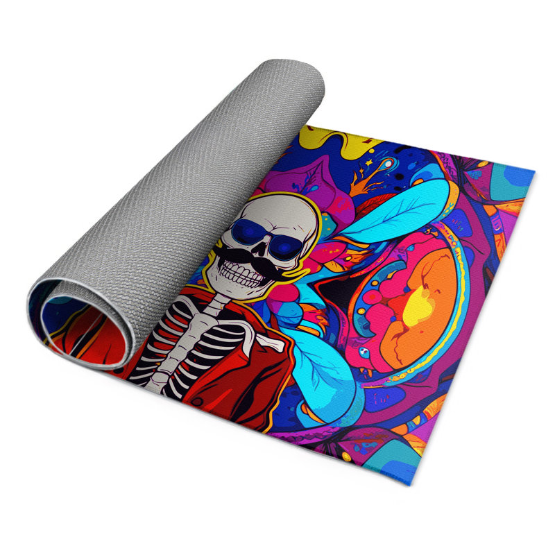 Tapis intérieur et extérieur Pulse Bloom, Rectangle 4pi x 6 pi