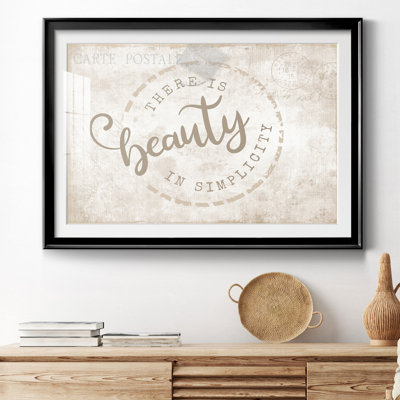 " Beauty In Simplicity "