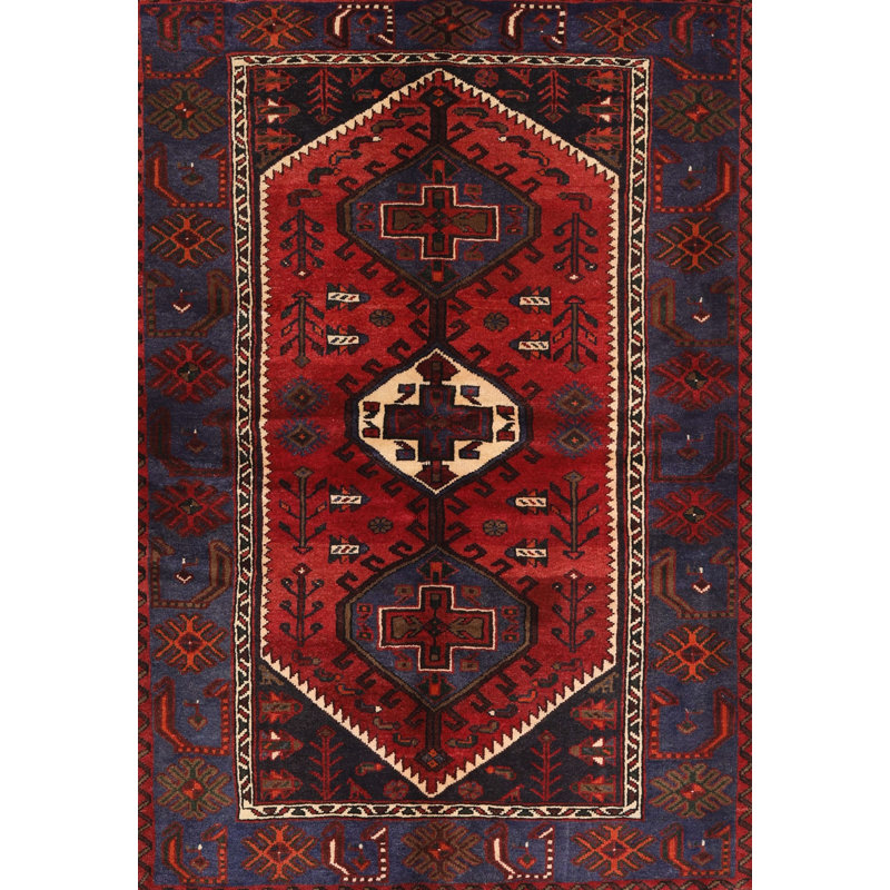 Tapis rouge en laine touffeté à la main Brunetti