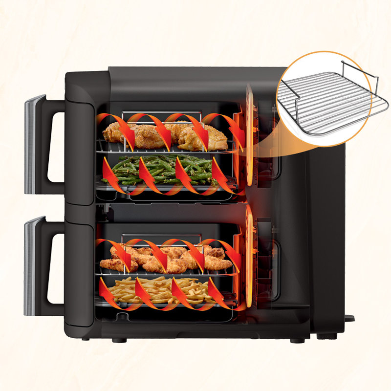 Ninja SL201C DoubleStack 2-Basket Air Fryer - 8 qt.