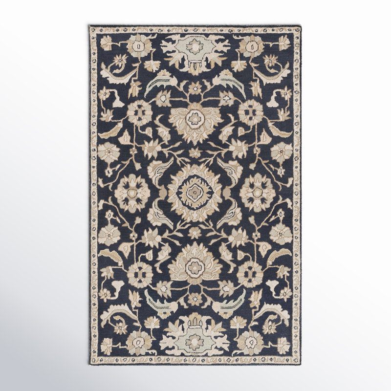 Arden Wool Oriental Indoor Rug, Rectangle 5' x 8'