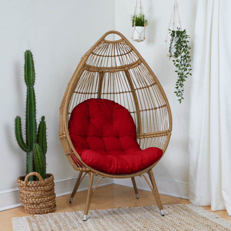 Seat Egg Chair Cushion, Red