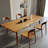 Brown Rectangular Solid Wood Butterfly Table-385853487