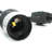 12ft E27 Pendant Light Socket with Extension Cord Black