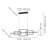 Coole 59-inch Black 3CCT LED Pendant Light