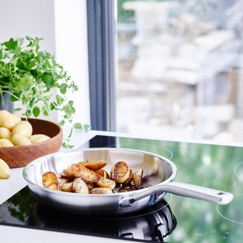KitchenAid Multi-Ply Stainless Steel Frying Pan, 24 cm