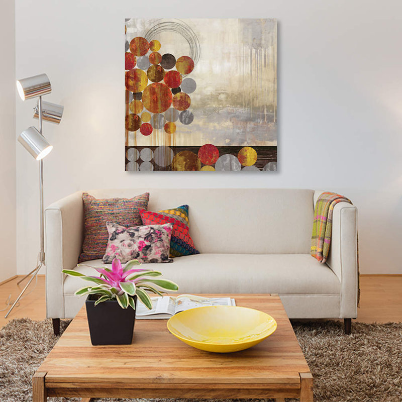 « sphere scape », impression sur toile, H 12 po x l 12 po x P 0,75 po