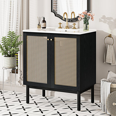 Meuble-lavabo de salle de bain avec lavabo