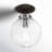 Kaydan 1-Light Dimmable Semi Flush Mount-89140476