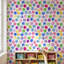 Papier peint abstrait coloré sur fond blanc-1278527035