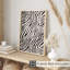 Animaux, motif zébré, reproduction d'art moderne sans cadre-2009884945