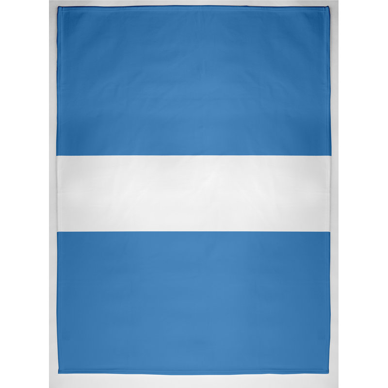 Horton Striped Blanket, Blue