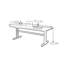 Table de salle à manger luxueuse en bois de frêne haut de gamme-2120524948