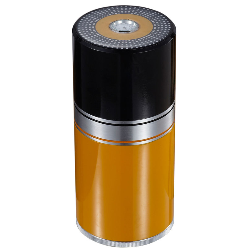 Big Joe Cigar Case, Black/Yellow
