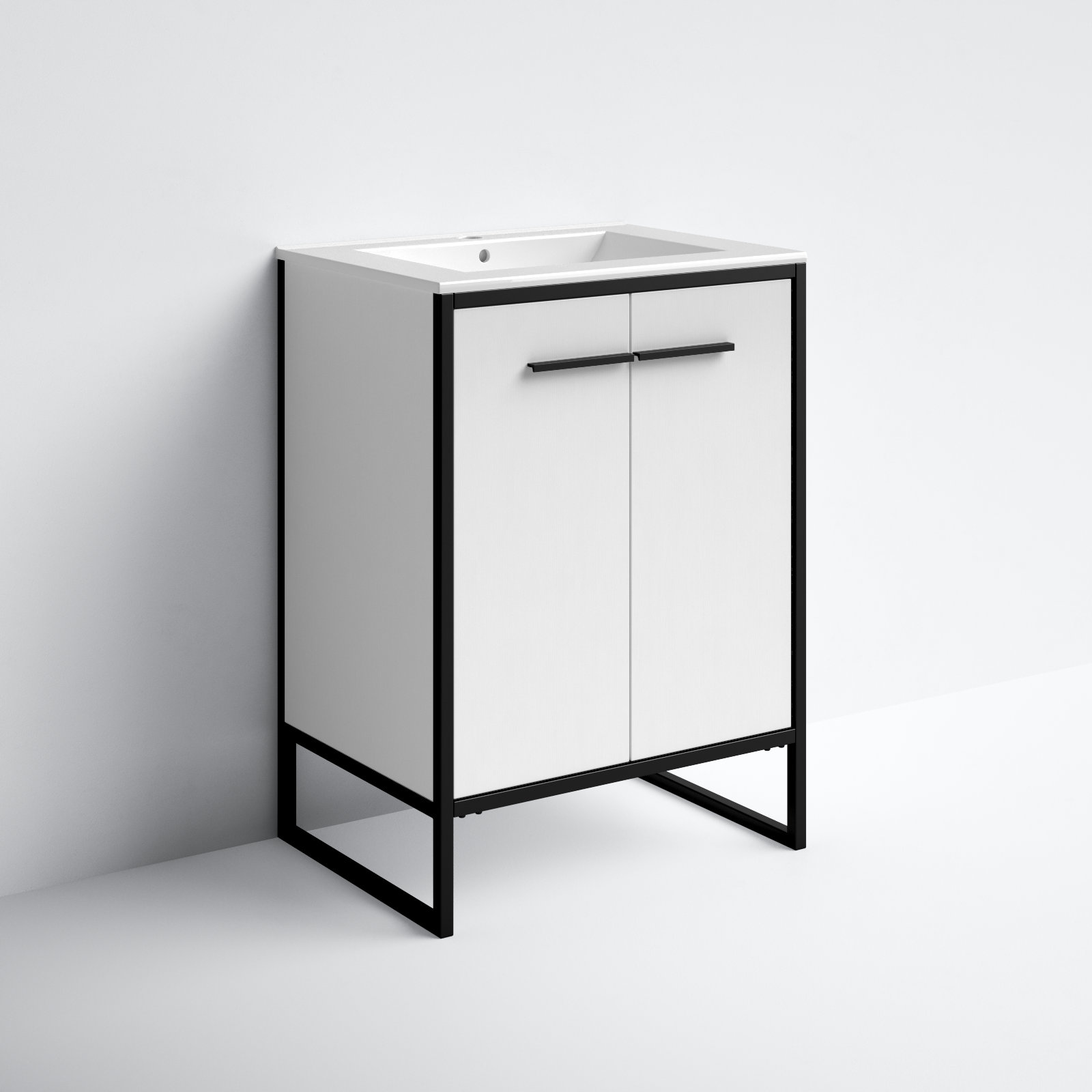 Saray 24'' Single Bathroom Vanity, White