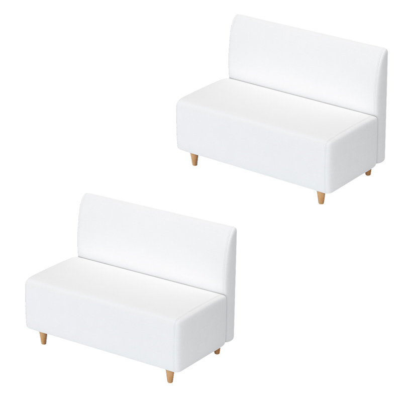 Banc de rangement Simple Modern, Blanc