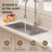 Pull-Down Commercial Combo 32" L x 19" W Workstation Kitchen Sink with Faucet and Accessories Included