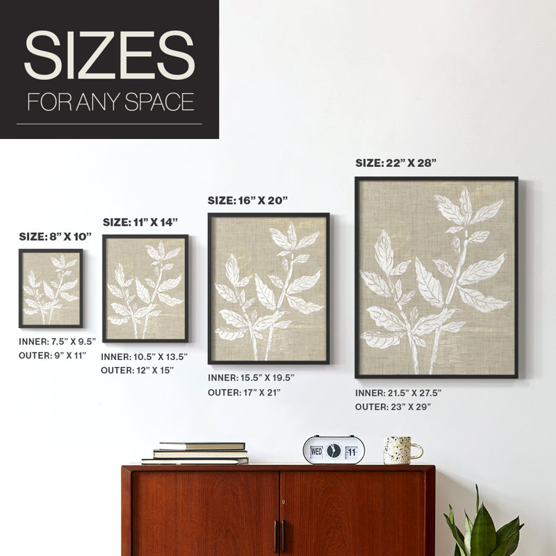 Autumn Romance II Framed Print - Solid Wood, Noir, noir, noir, noir, H 15 po x l 12 po
