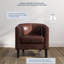 Fauteuil demi-tonneau de 26,77 po Munson-336023566