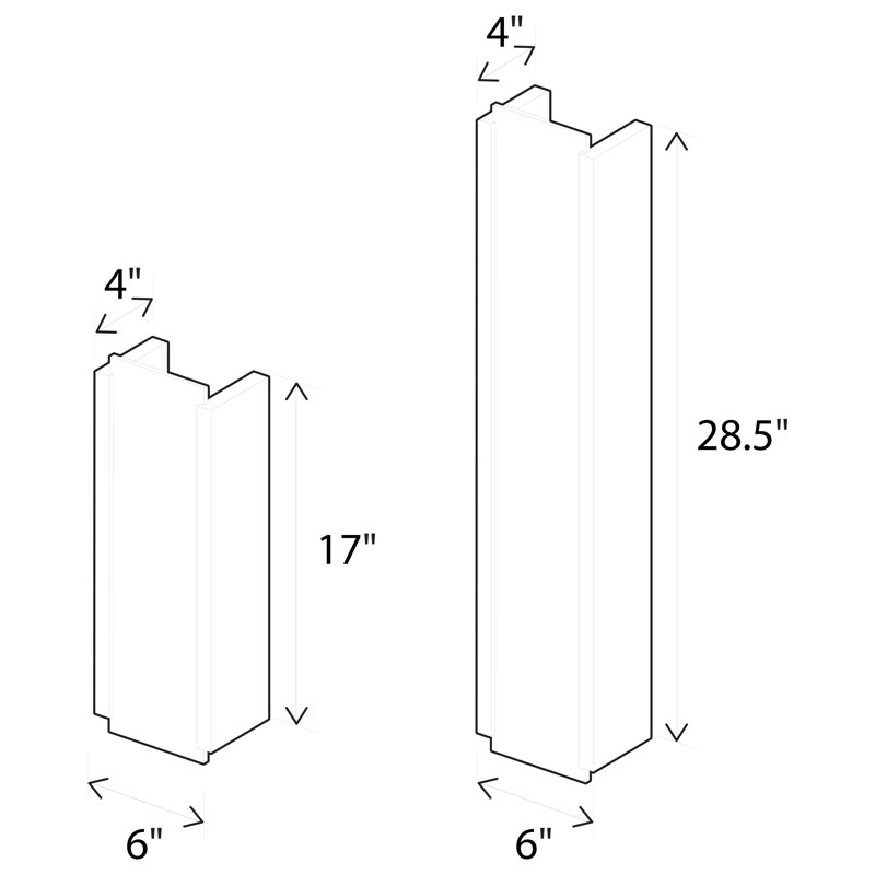 Applique murale encastrée à intensité variable à 1 lumière DEL Capio, Érable, Température d'ampoule de 2700K (chaud), 120V
