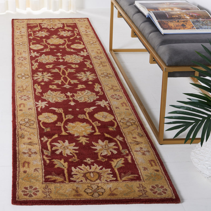 Balthrop Hand Tufted Wool Oriental Rug, Runner 2'3" x 14'