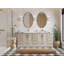 Meuble-lavabo double avec plateau Khiala 84-1577536832