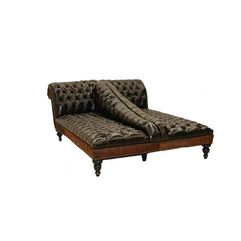 Chaise Lounge, Bella Black Performance Velvet, Brushy Bayou, Natural