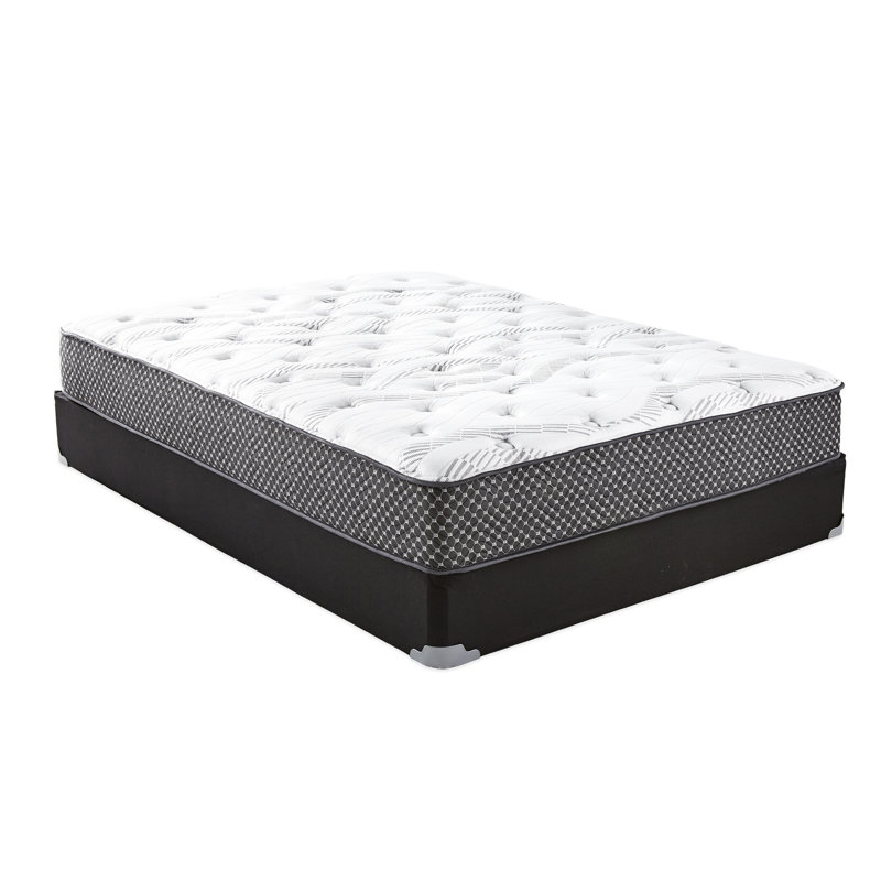 Matelas simple de 10 po de largeur moyenne - avec tissu anti-mèche, mousse viscoélastique imprégnée de gel pour un repos confortable, ressorts enveloppés sur le pourtour, nuit paisible, mousses, tissu ajustable à séchage à sec et sommeil, dossier à la hanche