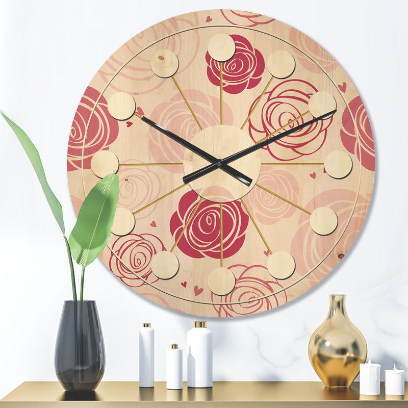 Horloge murale Mid-Century, Moyenne