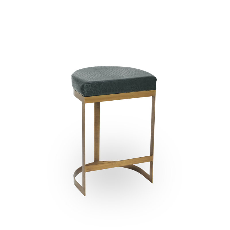 Tabouret noir Aurelia Luxe