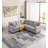 82" Wide Symmetrical Modular Corner Sectional Sofa-1380186788