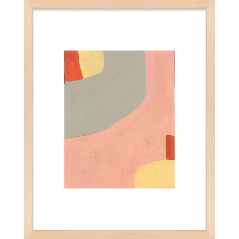 Moments 1 Painting by Andrea Stokes, Brown Framed, 30" H x 24" W
