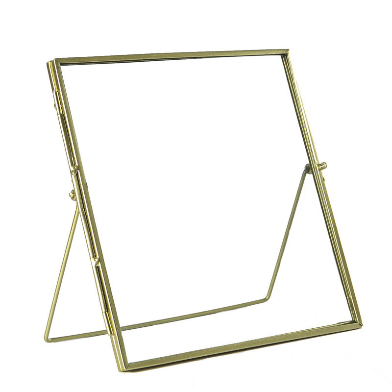 Nicola Spring - Standing Metal Picture Photo Frame, Gold, 20cm x 25cm, 5