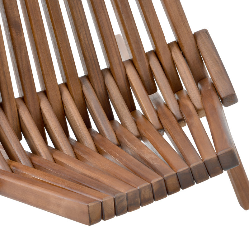 Chaise Adirondack pliante en bois Abingdon