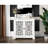 Antique White Storage Console - Functional Addition For Hallway Vintage Accent Sideboard & Solid Wood Living Room Unit