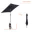 Parasol de marché carré 78 po Rukhsaar-1101683514