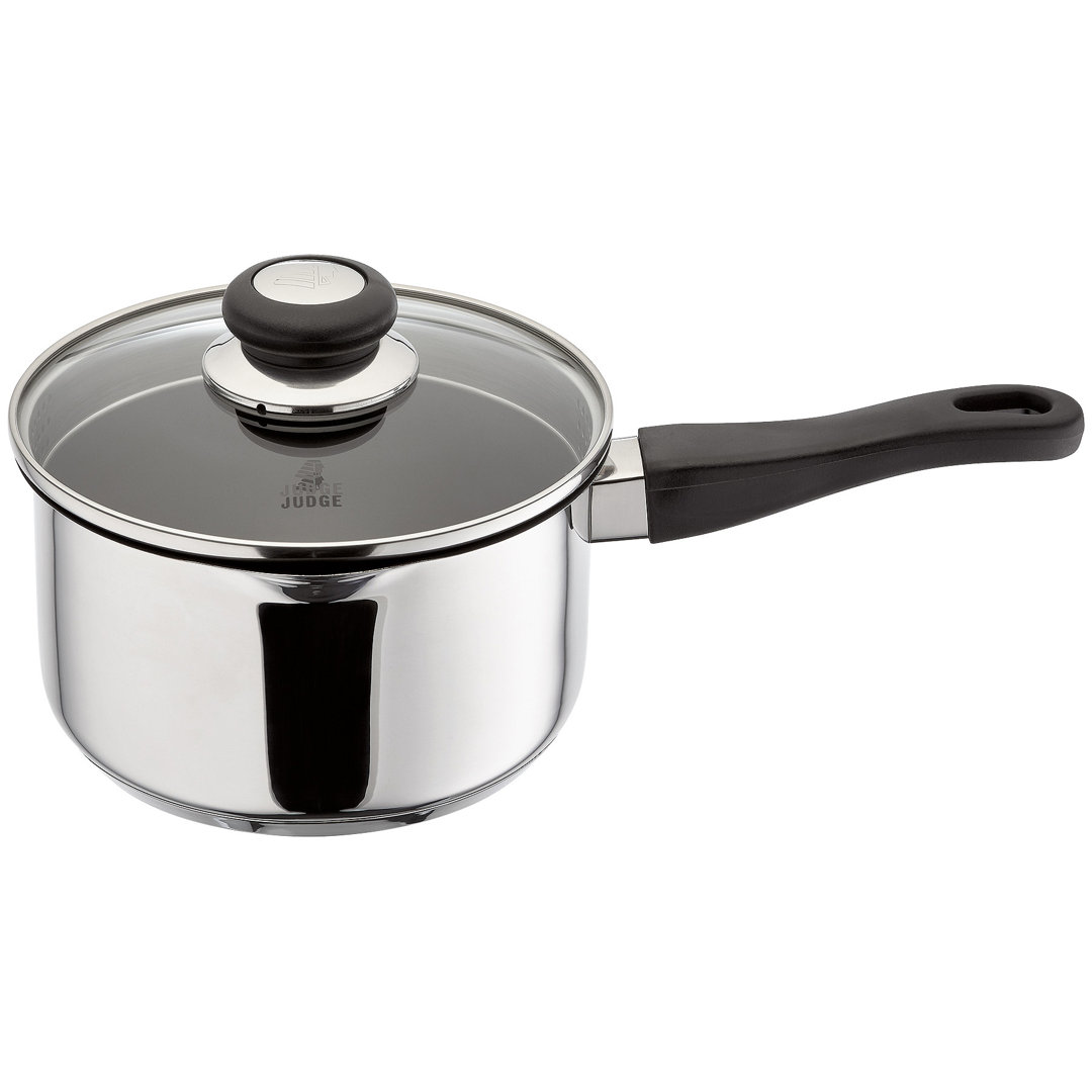 Judge Vista Non-Stick Saucepan with Draining Glass Lid