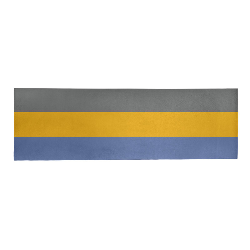 Chenille Striped Indoor Rug, Runner 2'6" x 8'
