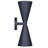 1 Light Outdoor Lantern, Black Finish