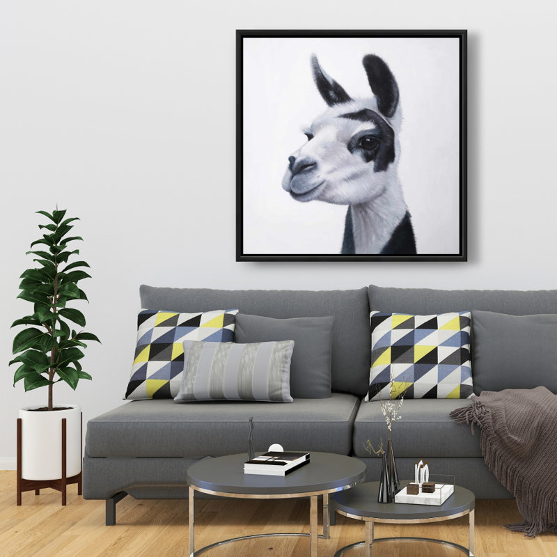 " Black & White Lama "